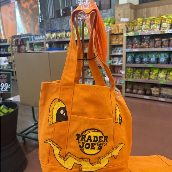 Trader Joe's Canvas Mini Tote Bag - Picture 5 of 6